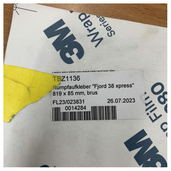 Стікери декору корпусу Fjord 38 Xpress Срібло - TBZ1136