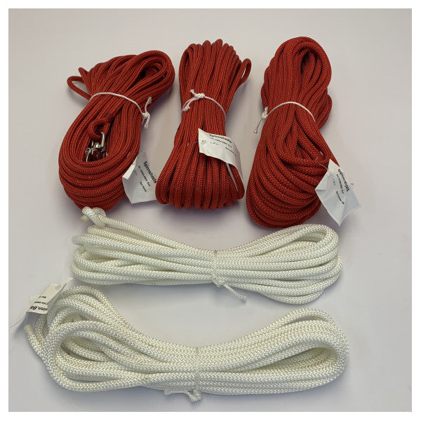 Kit di corde per spinnaker Liros Dehler 29 - 2x 21M ROSSO + 1x 28M ROSSO + 2x 7M Bianco
