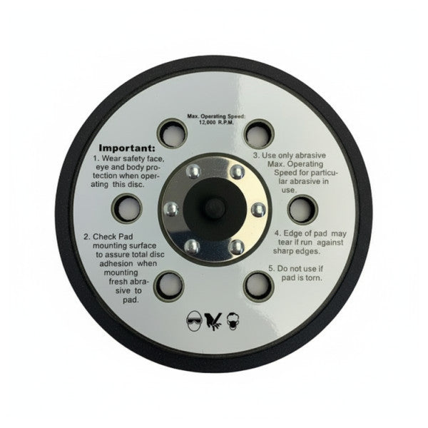 Mirka Velcro 6 Reikä 150 mm Hiontapohja 5/16 1975144