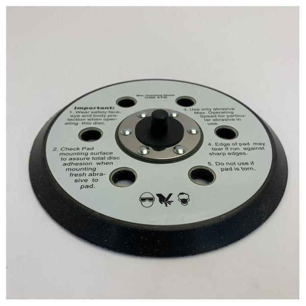 Mirka Velcro 6 Reikä 150 mm Hiontapohja 5/16 1975144