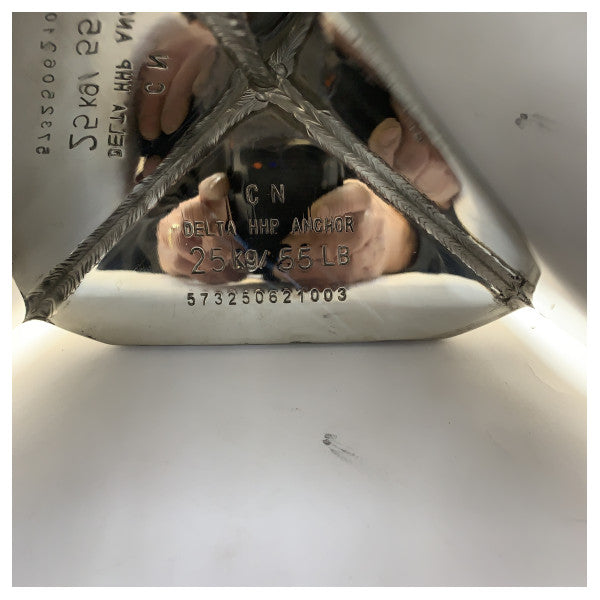 Lewmar Delta 25 KG | 55 LB Rustfrit Stål HHP Anker - 57332
