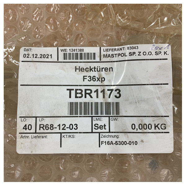 Dual Fjord 36 u 38 XP Twieqi tal-Ħadid tal-Istainless Steel - TBR1173
