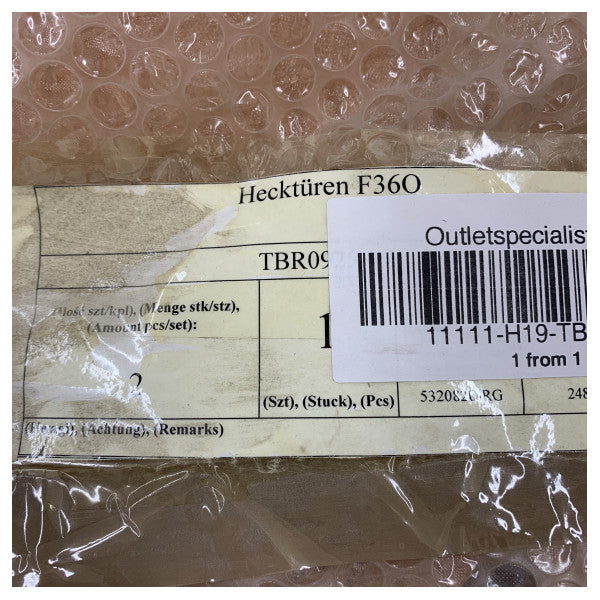 Dual Fjord 36 u 38 XP Twieqi tal-Ħadid tal-Istainless Steel - TBR1173