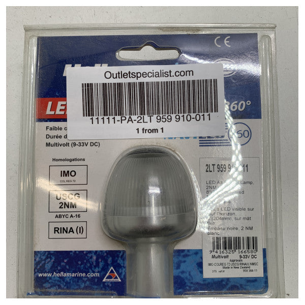 Hella NaviLed 360-градусова котвена светлина 2nm 12/24V - 2LT 959 910-011