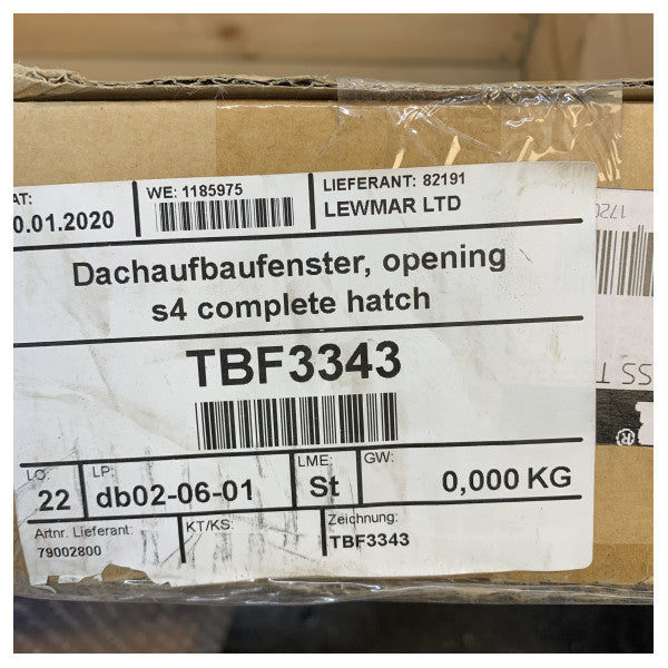Lewmar Hanse 675 Flush 3G Otwierane Okno - 79002800