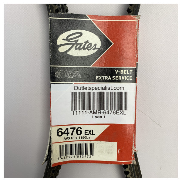 Gates 6476EXL Multifunctional V-Belt 1150 x 13 mm