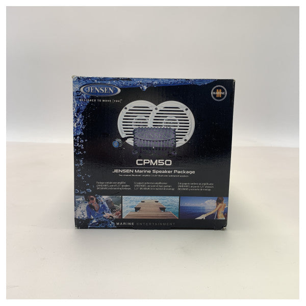 Jensen DPM50 2-kanals bluetooth-förstärkare med högtalare