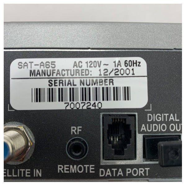 Цифровий супутниковий приймач Sony SAT-A65 - компактний, надійний морський супутниковий телевізійний приймач з підтримкою Dolby Digital