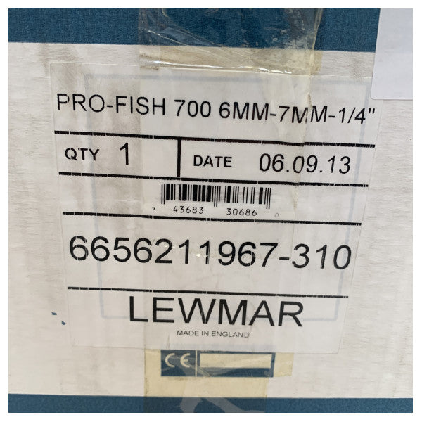 Lewmar Pro-Fish 700W elektrisk ankarvinsch 12V | 6/7 mm - 6656211967-310