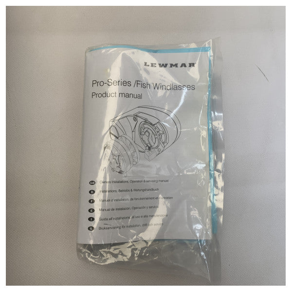 Lewmar Pro-Fish 700W elektrisk ankarvinsch 12V | 6/7 mm - 6656211967-310