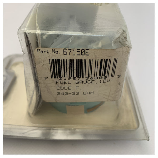 Biały wskaźnik paliwa Teleflex 12v - 67150E