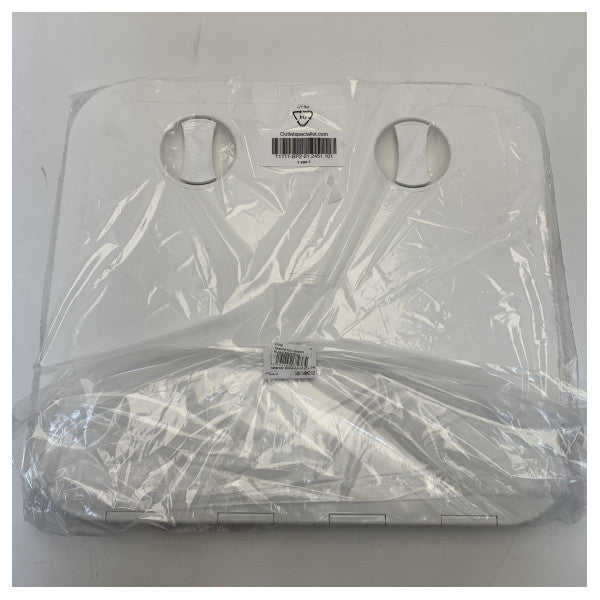 Biała klapa dostępowa Plastimo 459 x 514 mm - 21.2451.101