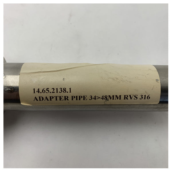 Rustfrit stål røradapter 34-48mm til Sailor TT-3005M antenne