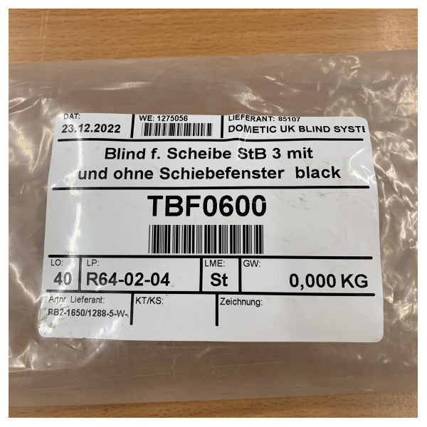 Dometic PB2 Plise Perde Bot Perdesi Salonda Sağ Arka - 1650 x 1288 mm