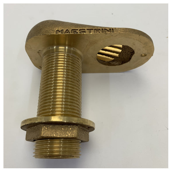 Maestrini 1 Zoll Messing Tru-Hull Seewasser-Einlassschaufel - FX1025