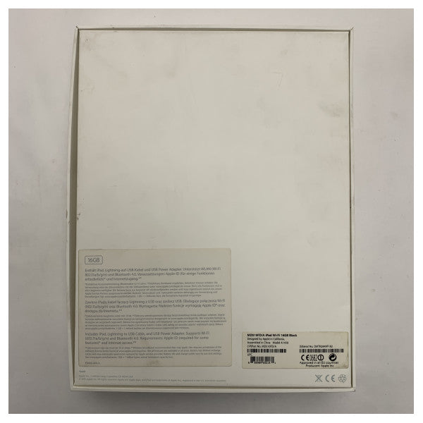 Apple iPad 4 16GB Чорний WiFi Retina Display Портативний Модель A1458