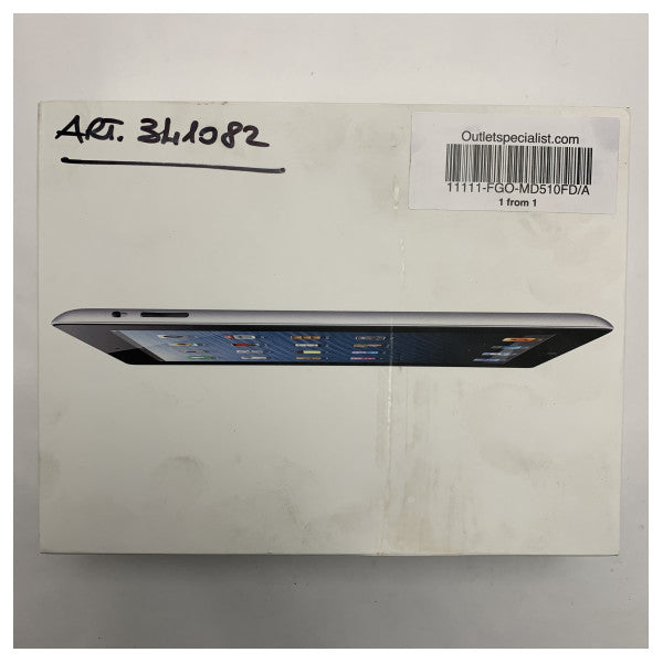 Apple iPad 4 16GB Чорний WiFi Retina Display Портативний Модель A1458