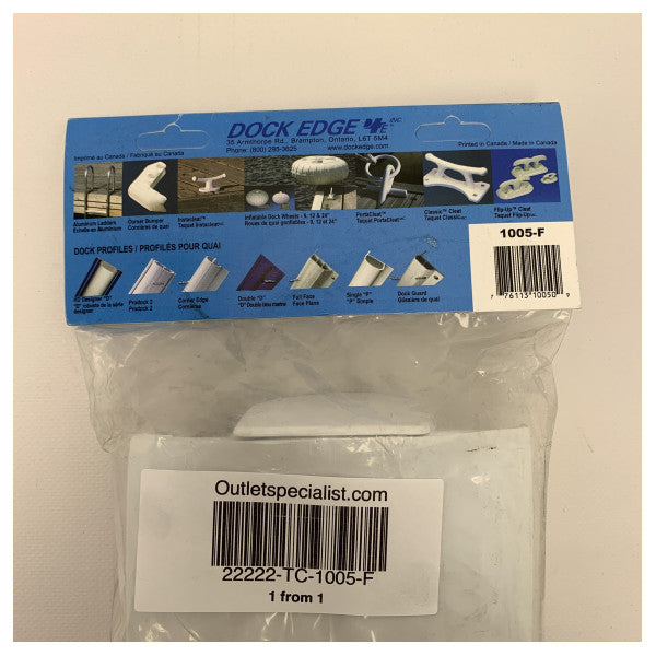 Dock Edge boat saver para-choques de 24 polegadas branco para docas - 1005-F