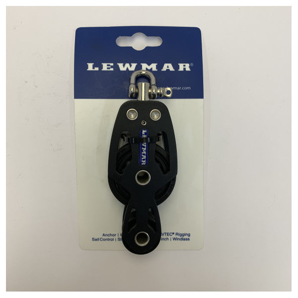 Lewmar 29195031 Synchro HTX Fiddle Block Μαύρο - 8 χιλιοστά