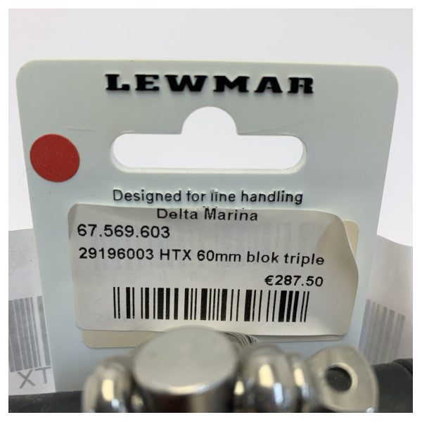 Blok potrójny Lewmar HTX 60mm - 29196003
