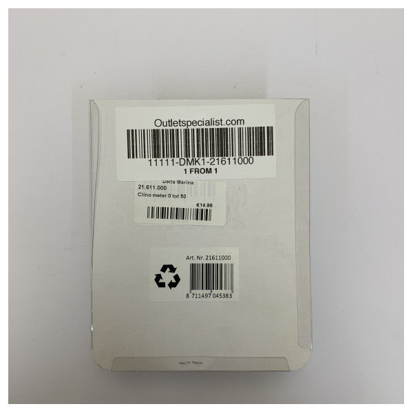 Talamex Clinometer - Bot ve Yat için Eğim Ölçer - 21611000