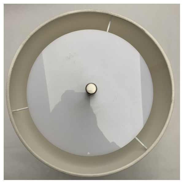 Dover Danona Mini bordslampa med en textilskärm 230V