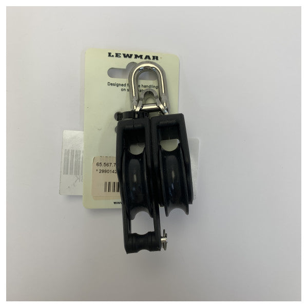 Lewmar Double Sheave Control Block 40 mm - 10 mm - 29901425BK