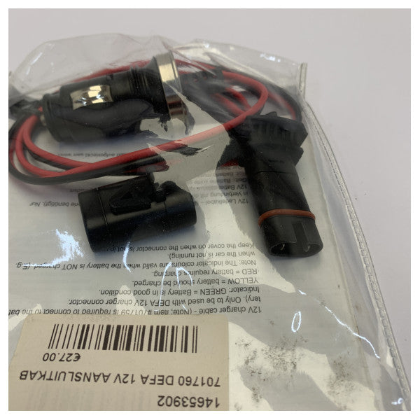 DEFA 12V SmartCharge batteriopladningskabel - 701760