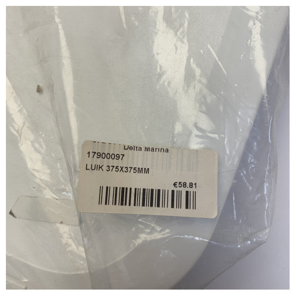 Ispezione Allpa White Hatch 375 x 375 mm - 17900097