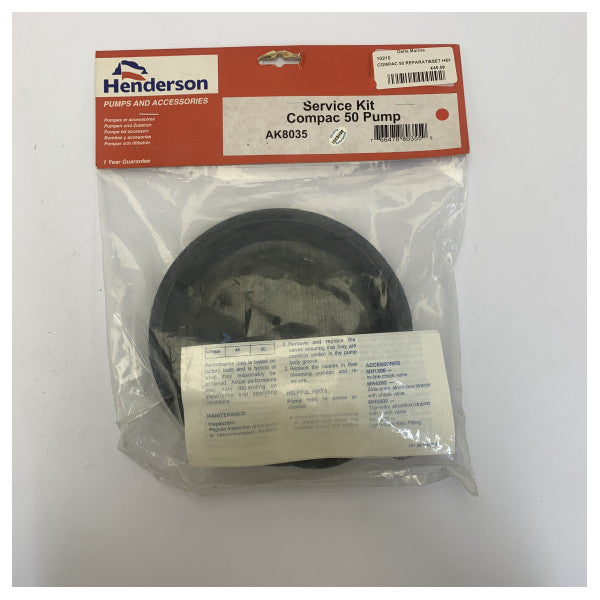 Henderson AK8035 Hvalpumpe Reparationssæt Kompakt 50