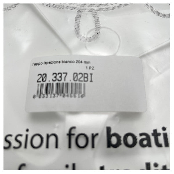 Στρογγυλή καταπακτή επιθεώρησης Osculati λευκό 204 mm - 20.337.02BI