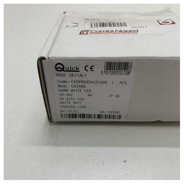 Швидкий світлодіодний точковий світильник Chiara 4W білий 12/24V - FASP0592W12CG00