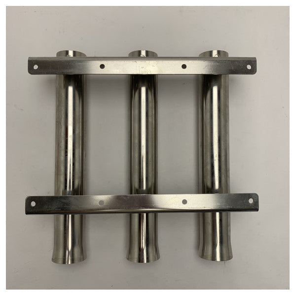 Натинокс морски държач за рибарски въдици от неръждаема стомана 3 тръби - 2166