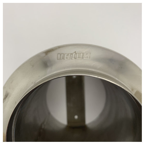 Vetus TRC100SV Stainless Steel 102mm Marine Exhaust Thru-Hull with Backflow Valve