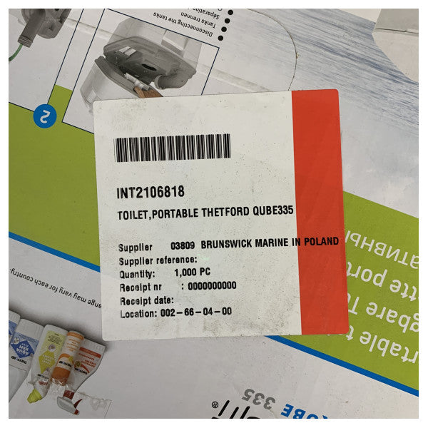 Thetford Porta Potti 335 Kimyasal Taşınabilir Tuvalet Beyaz