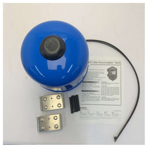Jabsco 23240-2000 イコライザータンク 8リットル フレッシュウォーターポンプシステム用