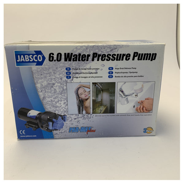 Pompa per acqua dolce Jabsco 82600-0092 Par Max 6 22.7L/m 12V