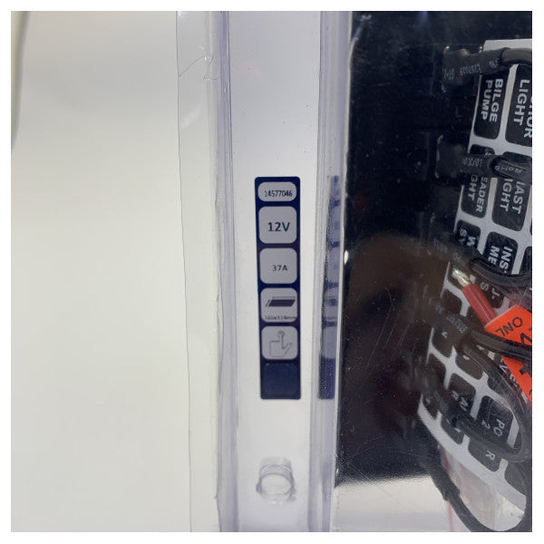 Talamex 6-funktions elektrisk switchpanel med säkringar - 14577046