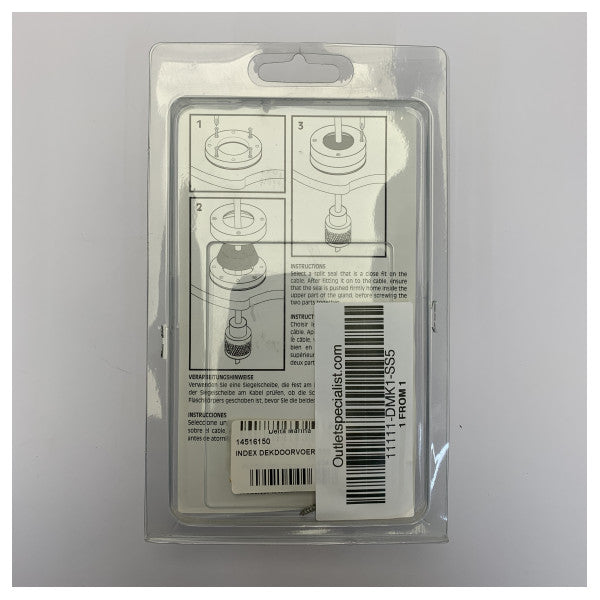 Sello de cable de entrada lateral Marine SS5 - Pasacables de acero inoxidable para yate