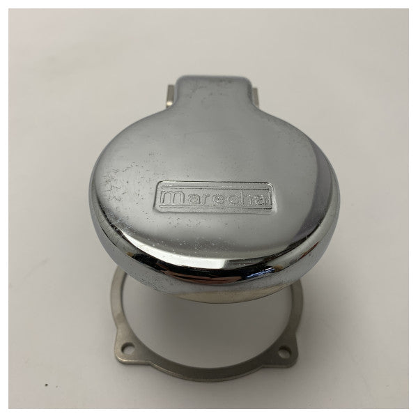 Coperchio del connettore metallico cromato di grado marino per Marechal DSN6 - Protezione del connettore elettrico resistente alla corrosione