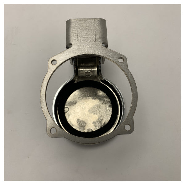 Coperchio del connettore metallico cromato di grado marino per Marechal DSN6 - Protezione del connettore elettrico resistente alla corrosione