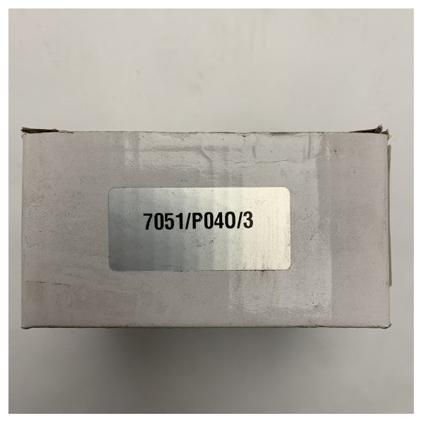 BCM Marine Pannello interruttori verticale a 4 pulsanti in acciaio inox - Resistente, compatto e di facile cablaggio per barche e yacht - 7051/P040/3