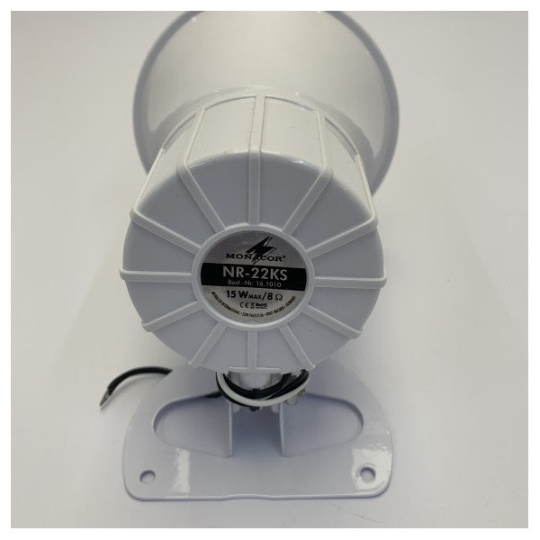 Monacor 15W/8 Ohm 600-7000Hz Vochtbestendige Hoornluidspreker