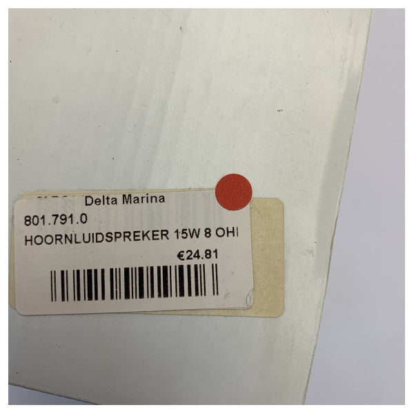 Monacor 15W/8 Ohm 600-7000Hz Vochtbestendige Hoornluidspreker