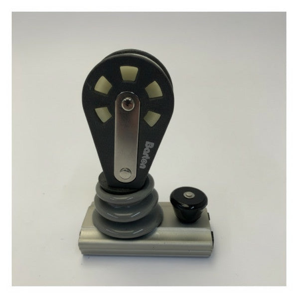 Barton Genua Sheet Block til 22 mm Skinne med Pin-Stop - 149515