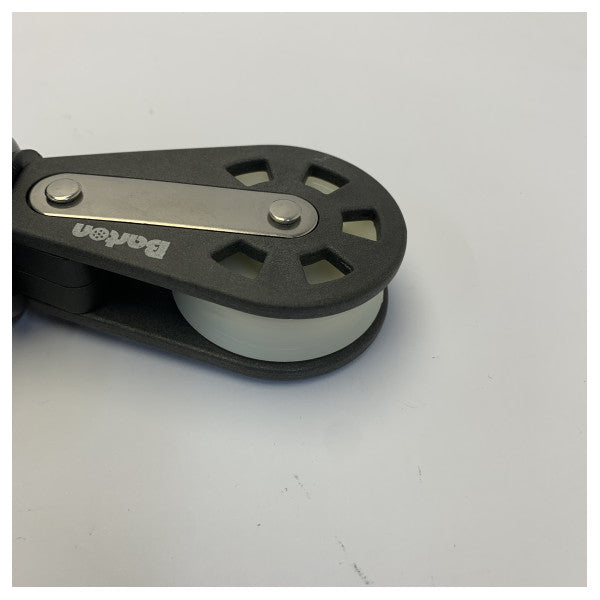 Barton Genua Sheet Block til 22 mm Skinne med Pin-Stop - 149515