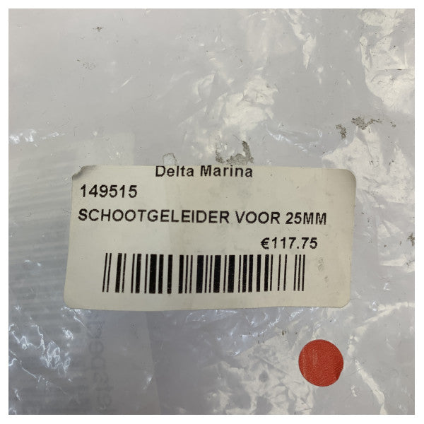Barton Genua Sheet Block til 22 mm Skinne med Pin-Stop - 149515