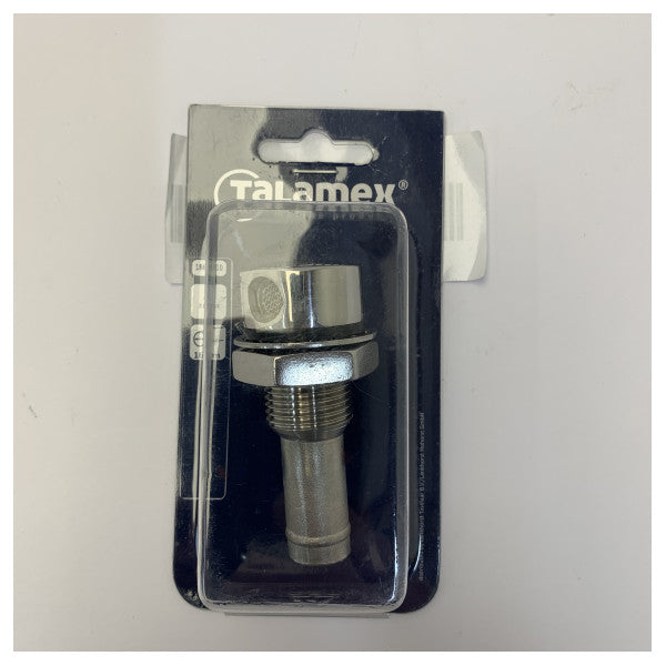 Talamex Tank Vent Rustfrit Stål 18653110 - RVS Beluftning til Brændstof og Vandtank