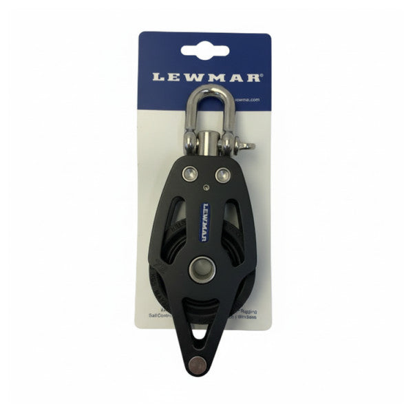Lewmar HTX 72mm enkelt rigblok med becket - 29197204-HTX