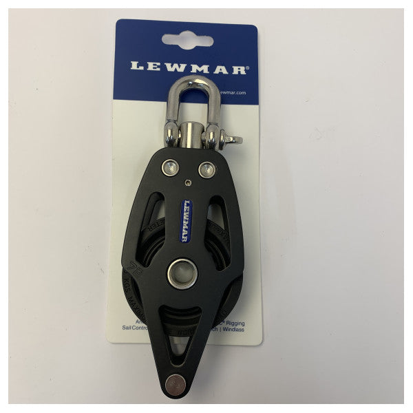 Lewmar HTX 72mm enkelt rigblok med becket - 29197204-HTX